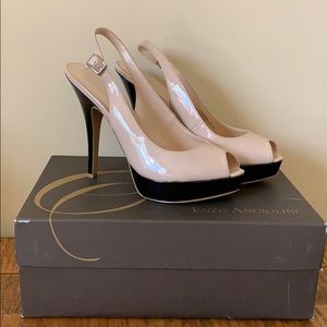 NWOB Enzo Angiolini Aestarlight Peeptoe Platform 7